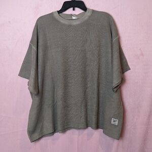 Reebok Classics Natural Dye Waffle T-Shirt size 2X in Boulder Gray